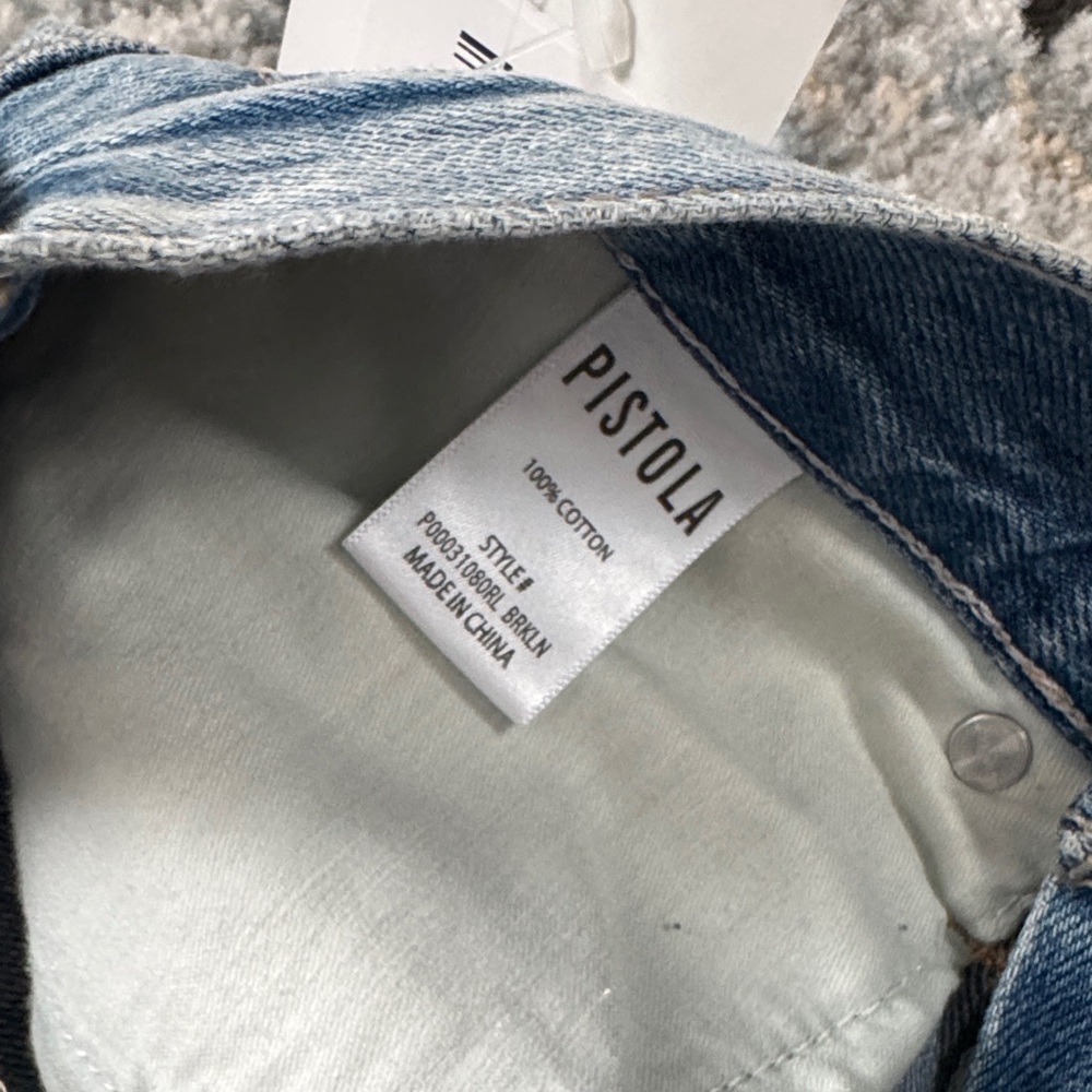 Pistola Light Blue Denim Midi Skirt - Picture 6 of 8
